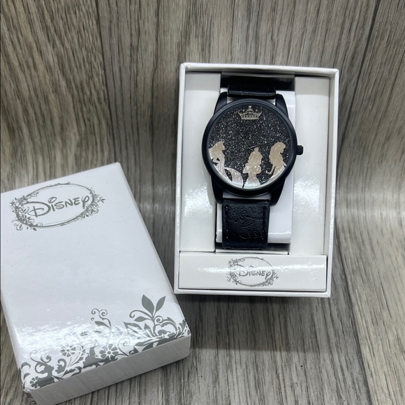 New Disney Black and Silver Silhouette Watch - Picture 1 of 4